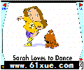 Activity English-39 Sarah loves to dance