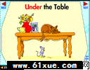 Activity English-18 under the table
